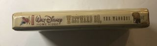 Walt Disney Westward Ho,  The Wagons Big Box Slip Rare OOP VHS 3