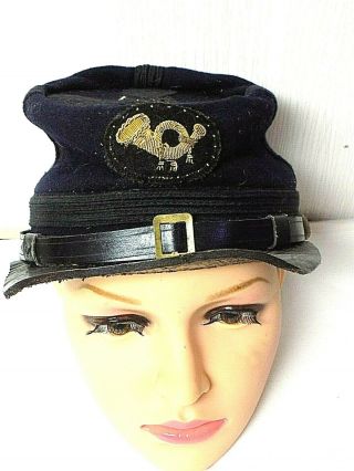 Rare Unique Vintage Military Head Cap With Buttons.  (civil War?)