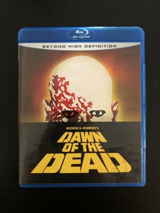Dawn Of The Dead - Blu - Ray Anchor Bay Oop George Romero Zombie Horror 1978 Rare