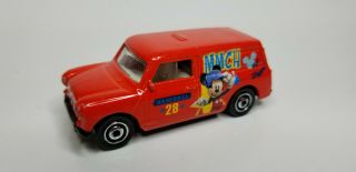 Rare 2006 Matchbox 1965 Austin Mini Van Mickey Mouse Club House Baseball Mb713