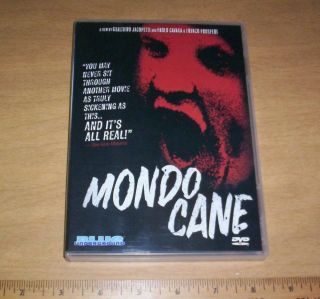 Mondo Cane (dvd,  1984) Rare Horror Gore Sick Blue Underground 2008 Release