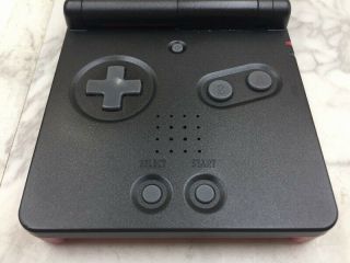 P1776 Rare Nintendo Gameboy Advance SP console Black red GBASP 3