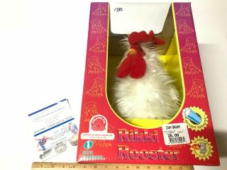 Vintage Rare 1991 Rikki Rooster Cock - A - Doodle - Do Made By Iwaya Corp Nib