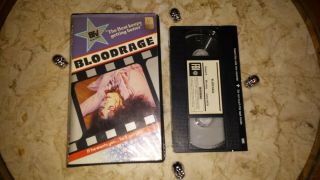 Bloodrage Rare Oop Horror Cult Slasher Vhs Movie If He Wants Tou.  He 