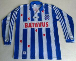 Extremely Rare Sc Heerenveen 1991/1993 11 Match Worn ? Jersey Adidas Shirt Xxl