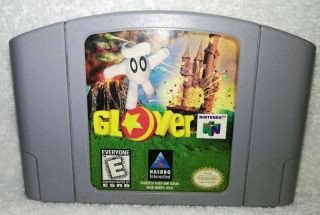 Glover Nintendo 64 N64 Authentic Cleaned And Video Game Cartridge Rare