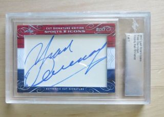 Yvan Cournoyer Montreal Canadiens 2017 Leaf Sports Icons Signed Auto 1 / 1 Rare