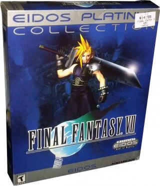 Final Fantasy 7 Vii Platinum Edition Pc Vintage 1998 Rare Collectible