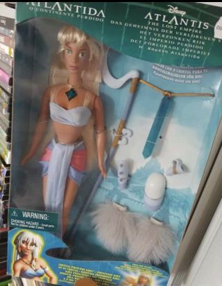Rare 2000 Princess Kida Atlantis The Lost Empire Disney Crystal Princess Doll