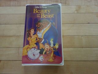 Rare Walt Disney Beauty And The Beast (vhs,  1992) Black Diamond Classics Edition
