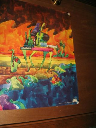 VINTAGE RARE THE AQUARIANS PROMO POSTER BY UNIVERSAL CITY RECORDS 3