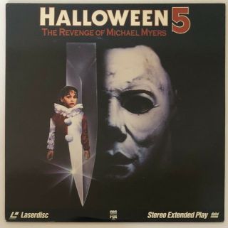 Halloween 5 Rare & Oop Horror Movie Cbs Fox Home Video Laserdisc