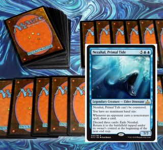 Mtg Blue Green Standard Deck Magic The Gathering Rares 60 Cards Dom