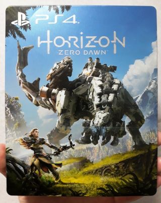 Ps4 Horizon Zero Dawn Steelbook Rare Box Collector Steel Case No Game Inside