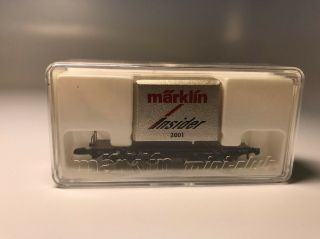 Marklin Z Gauge 82355 Marklin Insider 2001 Rare Nos