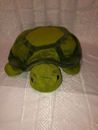 Vguc - Htf - Rare - 22” Toys R Us Green Sea Turtle Plush