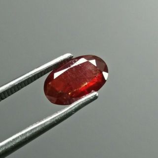 2.  15ct Attractive Rare Blood Red Color 100 Natural Tantalite Topcut Gemstone@afg