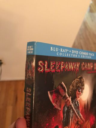 Shout Scream Factory Sleepaway Camp Trilogy SLIPCOVERS Only 1 2 3 RARE 8