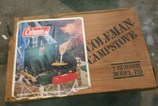 Coleman 425 F Camp Stove Xcel Rare Vintage