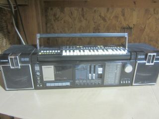 Fisher Sc - 300 Am Fm Sw Boombox Ghettoblaster Sc - 300 Keyboard Rare