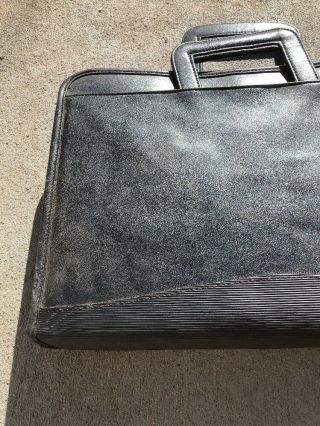 Compaq Computer Bag Laptop Briefcase Zip Black Travel Rare Vintage 4
