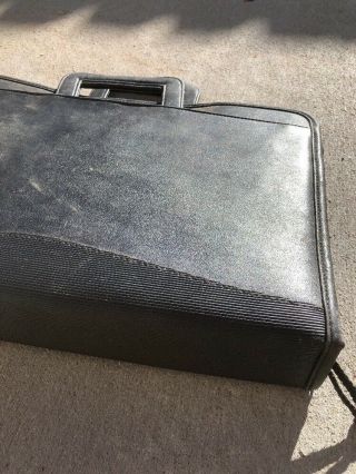 Compaq Computer Bag Laptop Briefcase Zip Black Travel Rare Vintage 5