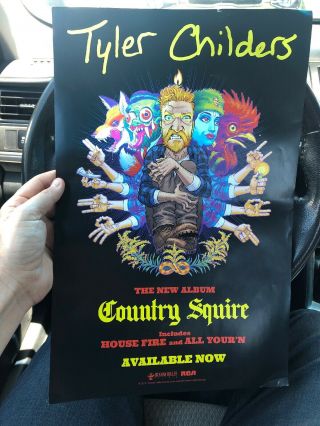 Tyler Childers Country Squire 2019 Album 11x17 Poster Sturgill Simpson Rare
