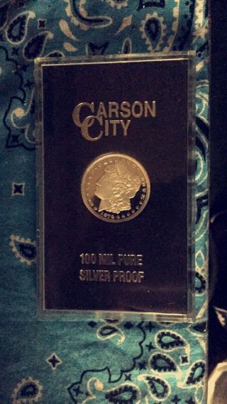 Rare 1879 Carson City Morgan Silver Dollars 100 Mil Pure Silver Proof