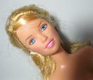 Rare 2000 Barbie Nude Adult Teen Skipper Doll Pajama Fun - Bob Mackie Face - Ring