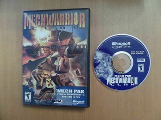Mechwarrior Clan Mech Pak For Mechwarrior 4 Pc\cd Rare