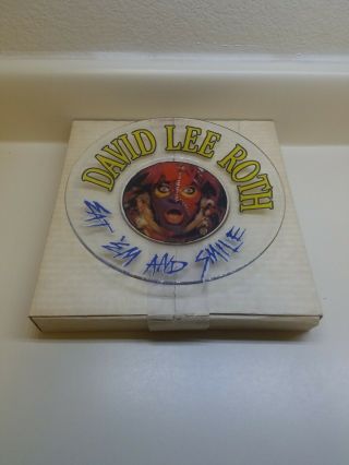 Rare Promo Plate Of David Lee Roth " Eat 