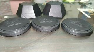 Voltron Lion Bases Set Of 5 Complete; For Use With Jollibee Voltron Very Rare.