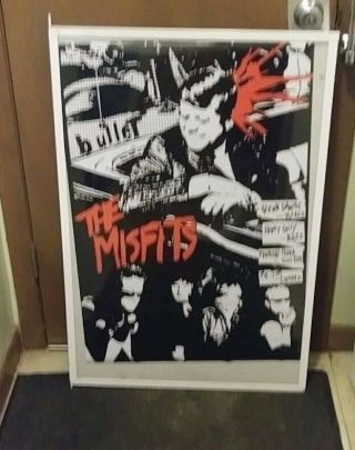 Misfits Poster Glen Danzig Who Shot Kennedy Rare Limited Production