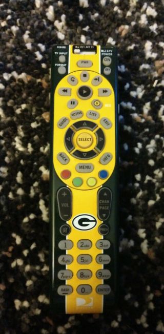 Rare Green Bay Packers Limited Edition Nfl Directv Remote Control