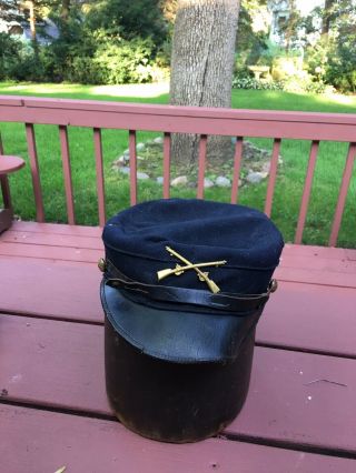 Spanish American War Us Army M1895 Enlisted Cap Infantry Kepi Style Hat Rare