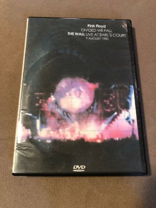 Pink Floyd 1980 Divided We Fall Earls Court London Uk 2 Dvd August 9 Rare Live