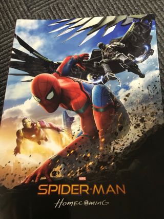 Spiderman Spider - Man Homecoming Japan Premium Rare Pressbook/flyer Set Marvel