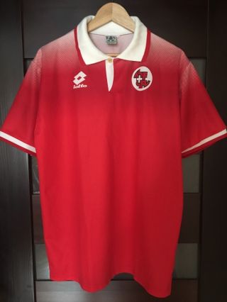 Switzerland National Team 1996/1997/1998 Shirt Jersey Lotto Rare Vintage