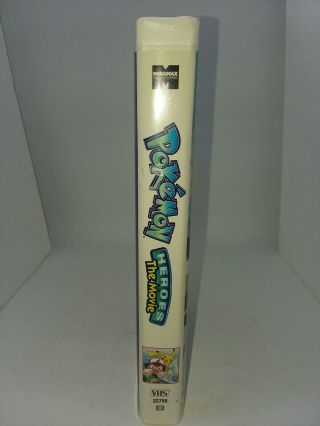 Pokemon - Heroes: The Movie (VHS,  2004) DEMO SAMPLE TAPE Rare 3