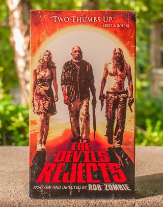 The Devils Rejects (vhs,  2005) Rare Horror Rob Zombie Gore Slipcase Sid Haig Oop