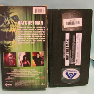 HATCHETMAN VHS SHOWTIME HORROR NUDITY CHERYL BURNS 2004 VERY RARE 2