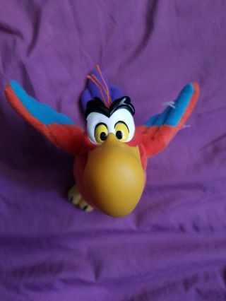 Vtg Disney Aladdin Parrot Bird Applause Iago Lago Plush Hard Head Rare 6 "