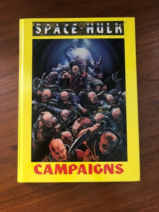Vintage Space Hulk Campaigns Harcover Rare Book Oop Missions