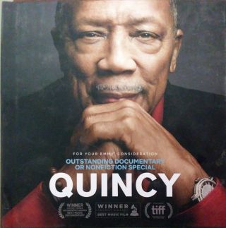 Quincy 2018 Dvd Fyc Award Screener Quincy Jones Netflix Documentary Rare Gd F/s
