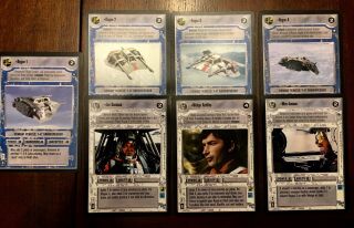 Star Wars Ccg Rogue Squadron Hoth,  A Hope,  Special Edition (7 Cards)