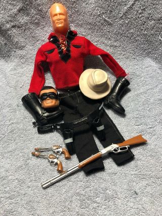 Gijoe Ideal Captain Action 1966 Lone Ranger Red Shirt Rare Uniform Set