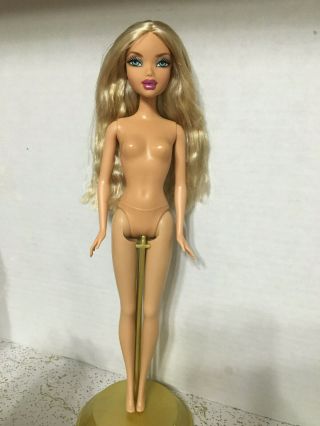 Barbie My Scene City Stars Kennedy Doll Blonde Crinkled Hair Rare 2