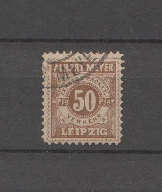Germany Local Revenues Privatpost 254 - Leipzig 1897 (rare)