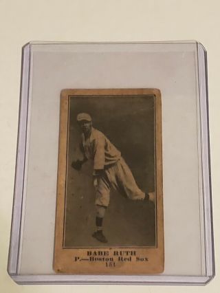 151 Babe Ruth York Yankees Old Rare Baseball Card