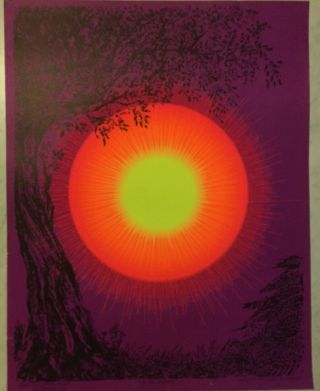 In The Morning Classic Vintage Blacklight Poster Rare